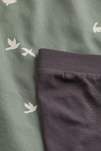 Dívčí komplet h&m košilové šaty s páskem + legíny, h&m,110