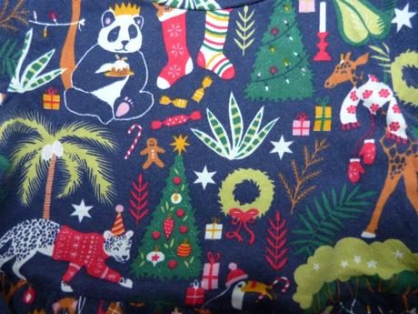 Bavlněné vánoční šatičky vel. 92, bluezoo,92