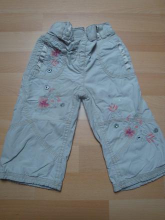 Letní kalhoty s výšivkou , next,80