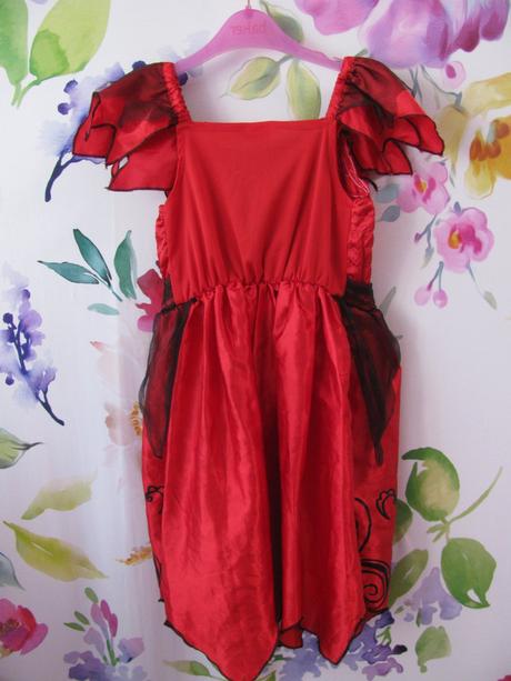 Karnevalový kostým-šaty pekelnice, ohnivka apod.,