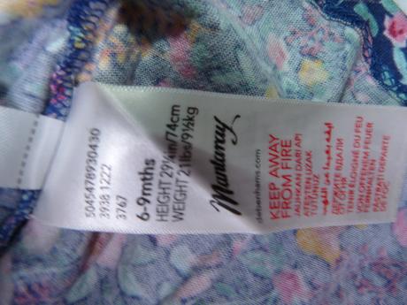 Bavlněné tričko vel.74, debenhams,74