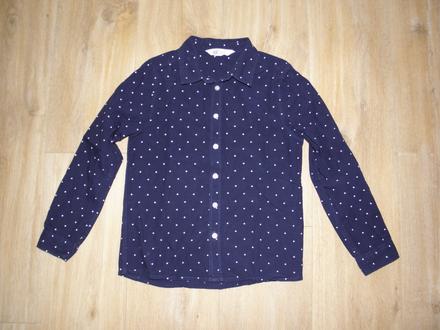 Chlapecká modrá košile zn. h&m vel.134, h&m,134