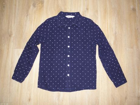 Chlapecká modrá košile zn. h&m vel.134, h&m,134