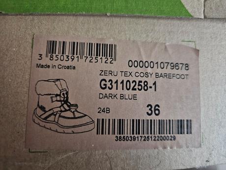 Zimni barefoot froddo zeru vel. 36, froddo,36