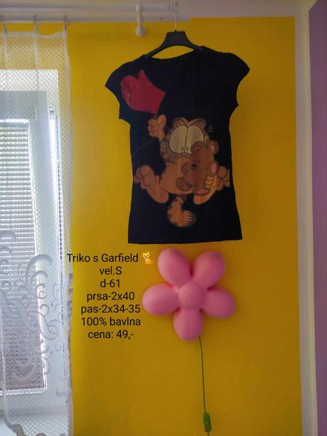 Triko garfield -vel.s, s