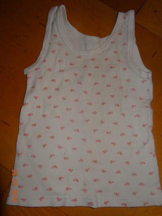 Košilka - tílko, pleas,98