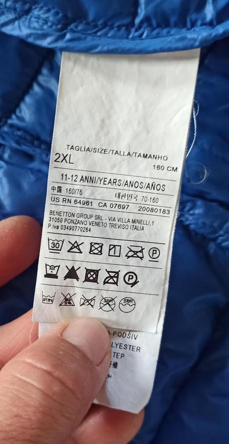 Bunda přechodová zn.benetton vel.146-158, benetton,146