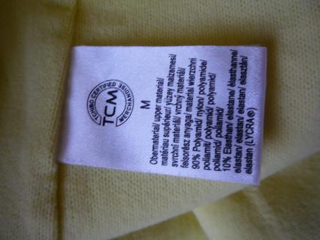 Žlutá sportovní podprsenka, tcm,m