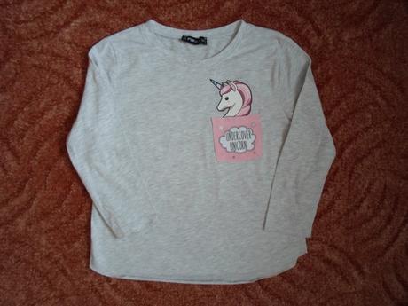 Šedé tričko triko 3/4 rukáv, xs