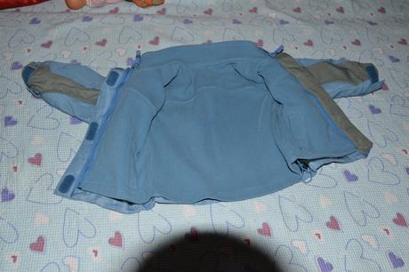 Celoroční bunda 2v1, větrovka a fleeska, lewro,110