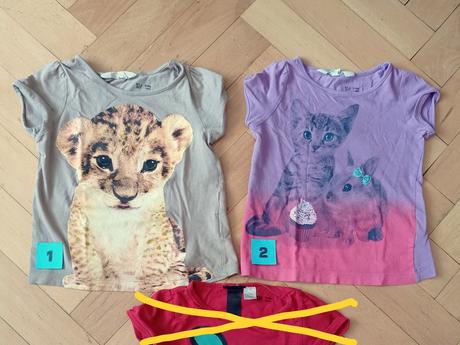 Triko krátký rukáv 98/104 h&m, h&m,98
