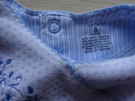 Sametový komplet, vel. 68, carter's,68