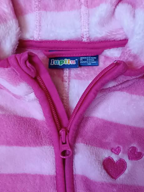 Dívčí fleecový overal lupilu, vel. 74/80 (6-12mes), lupilu,74