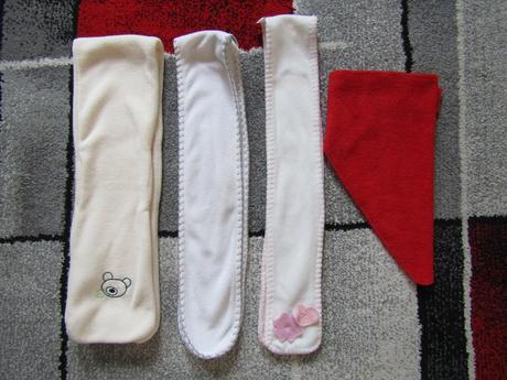 3 x flaušová šála pro holku + šátek, c&a