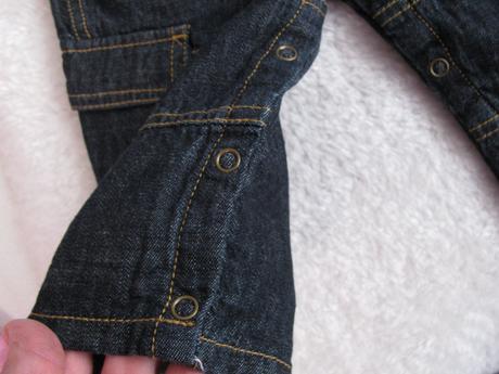 Zateplené džínové kalhoty s laclem, children's place,74