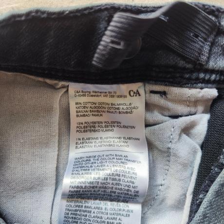 Chlapecké klučičí riflové kraťasy v 164 c&a, c&a,164