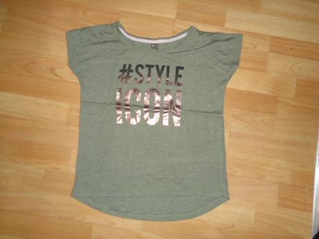 Tričko nápis vel 10-12l 146/152, kik,146