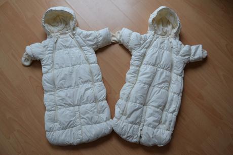 Zimní overaly/fusáčky 2ks, lindex,56