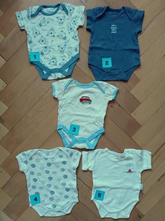 Body krátký rukáv 50-56, 50