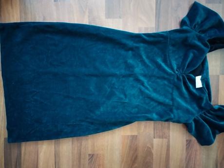 Tmavě zelené šaty, h&m,xs