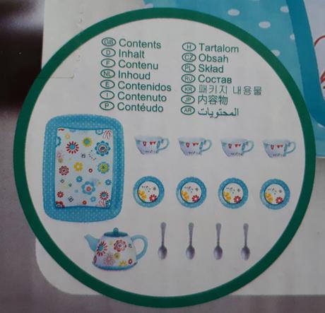 Dětská sada nádobí my tea party, playgo toys, 14ks, 