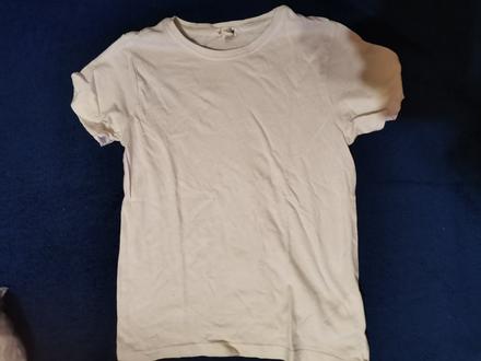 Bílé tricko, h&m,122