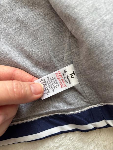 Větrovka modro bílá - v.18/24 měs., tu,92