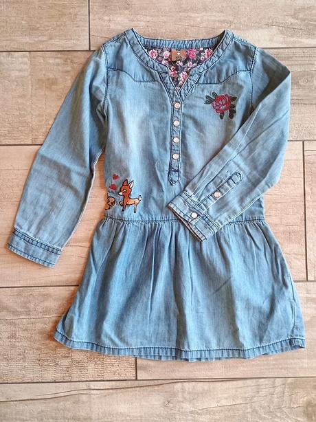 Džínové šaty kiki-koko, vel.110, kiki&koko,110