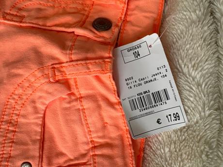 Set 5 kalhot , dzinu, zluta, modra 104, 104–116