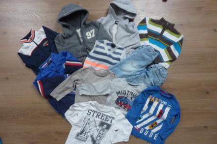 Mix oblečení vel. 98 - 12ks, 86–98