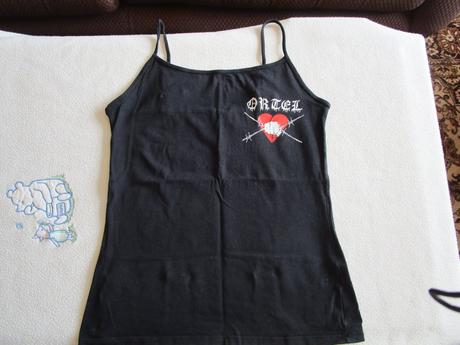 Pěkný černý bavl. top, vel. 40, jako nový, atmosphere,40