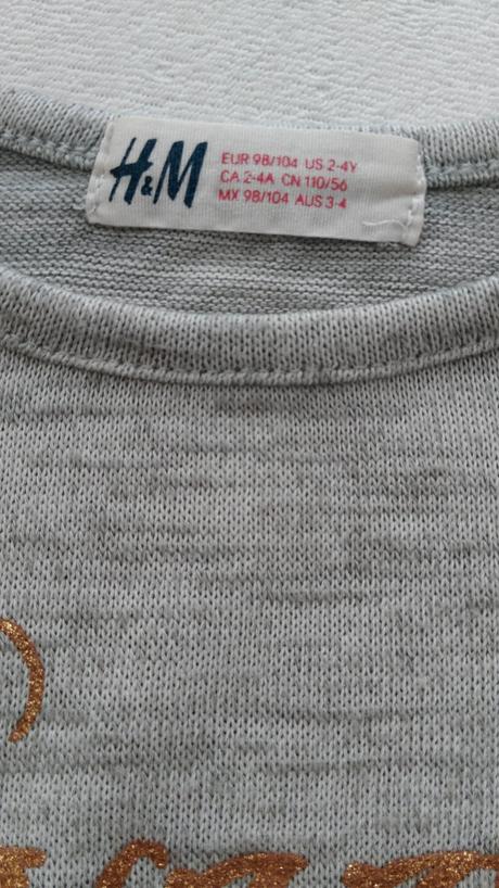 Svetřík h&m vel. 98-104, h&m,98