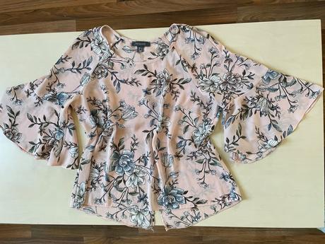 Květinová halenka s širokým rukávem, vel xl , prim, primark,xl