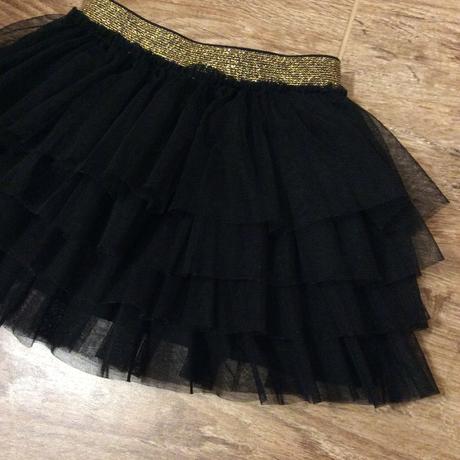 Slavnostní tylová volánková sukýnka, 104