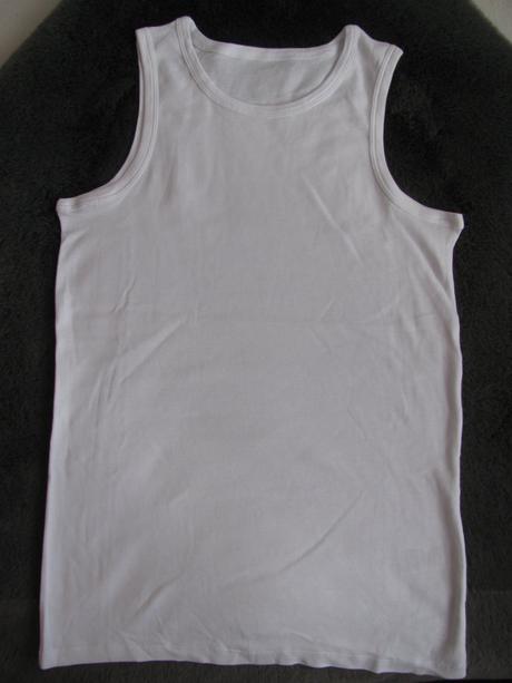 Bavlněné bílé chlapecké tílko, marks & spencer,164