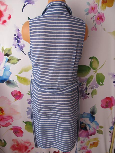 Dámské modré letní šaty, l