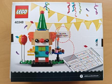 Lego brickheadz 40348 narozeninový klaun,