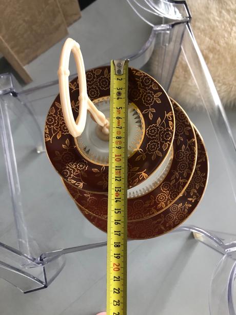 3patrový etažér na cukroví,zákusky,dekorace, 