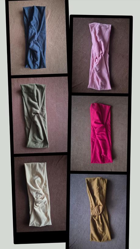 Látková čelenka - různé barvy,