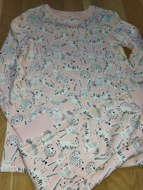 Růžové pyžamo s kočky 116 next, next,116