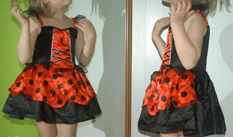 Karnevalové šaty kostým beruška i čarodějnice,