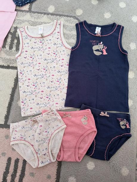 Dívčí mix oblečení + balerínky, 86–98