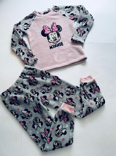 Ob/ pyžamo coral flece minnie - v.128/134, disney,128