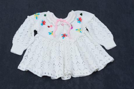 Pletené šatičky/svetřík, 80