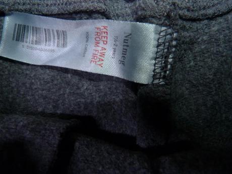 Bavlněné tepláky vel. 92, nutmeg,92