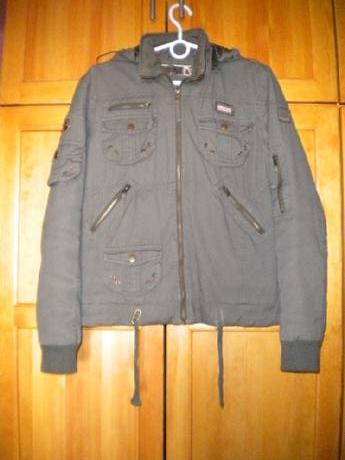 Přechodová  bunda s kapucí ve stylu safari, 170