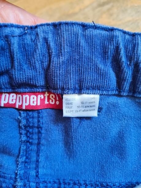 Manšestrové kalhoty vel 146, pepperts,146