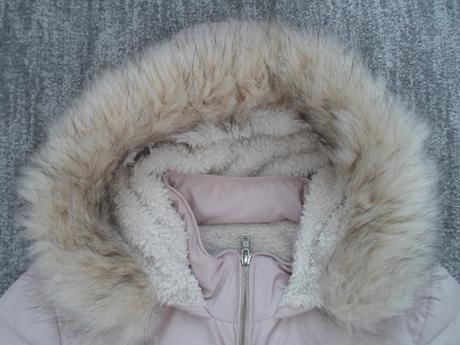 Růžová bunda bundička s kožíškem, tally weijl,m