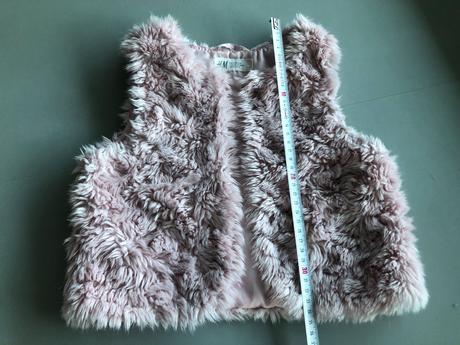 Vestička kožešina růžová vel.116,5-6let bolerko hm, h&m,116