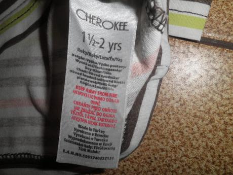 Bavlněné triko - 86/92, cherokee,92
